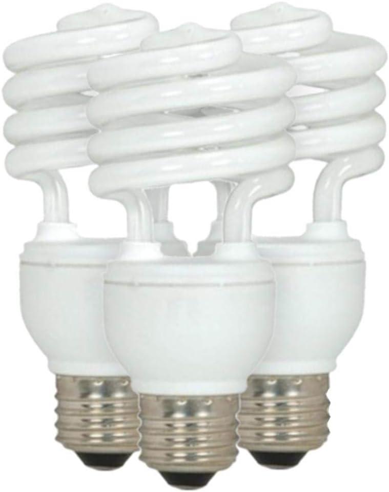 Satco T2 18-watt Fluorescent Spiral Bulb 3-pack