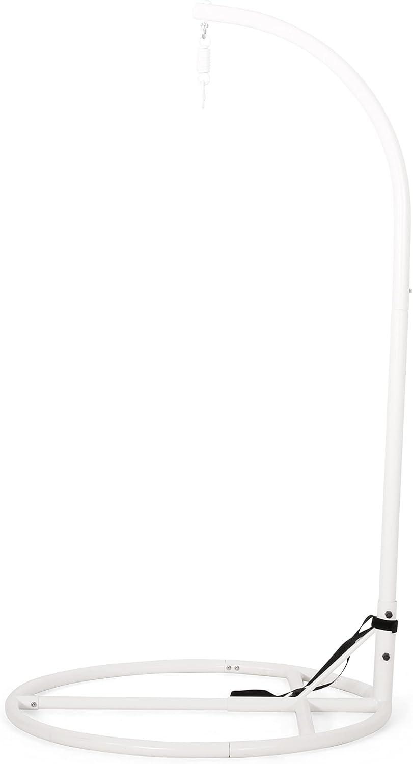 Christopher Knight Home  Briggs Indoor/Outdoor Hanging Chair Stand Only White