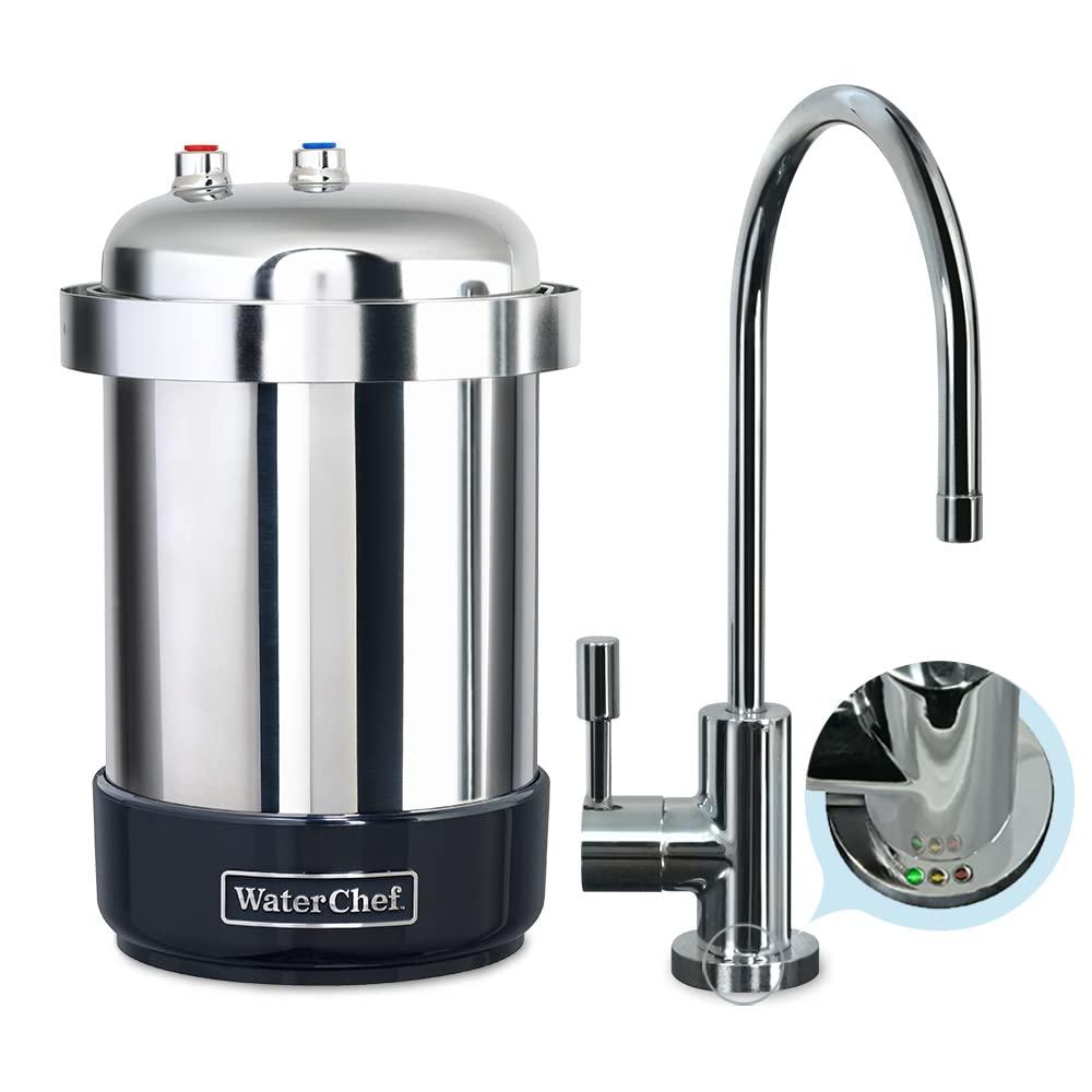 WaterChef U9000 Premium Under-Sink Water Filtration System w Intelligent Monitor