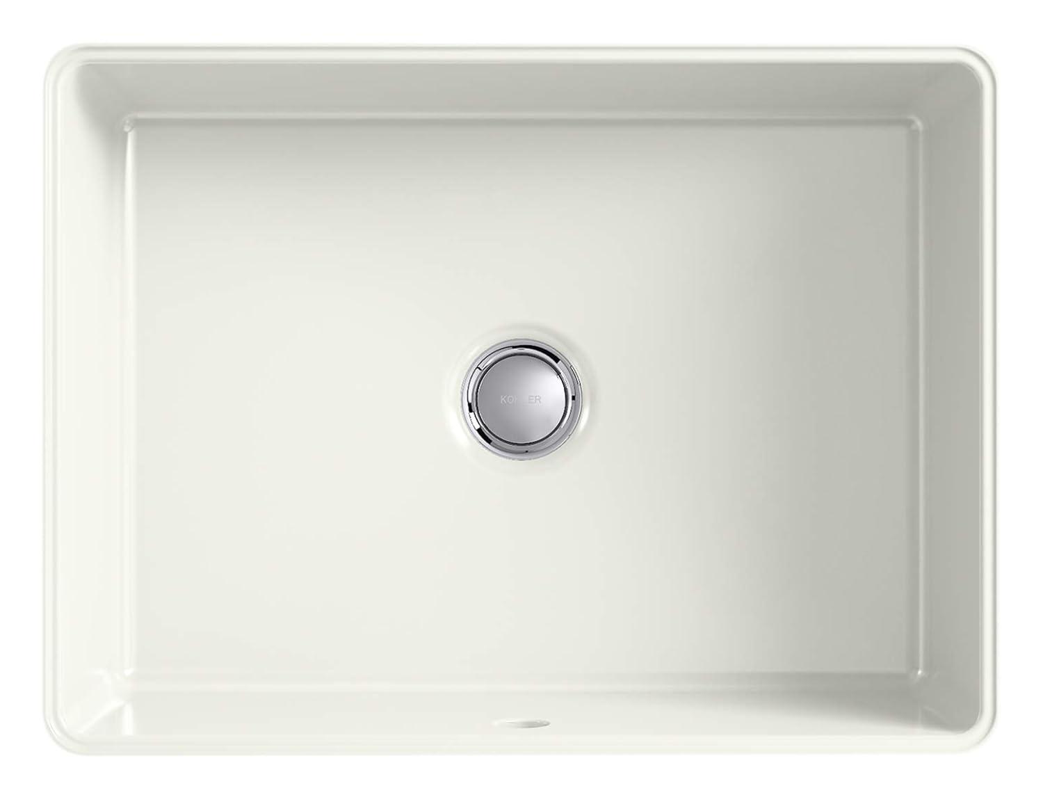 Verticyl 17" Rectangular Under-Mount Bathroom Sink with Overflow Drain