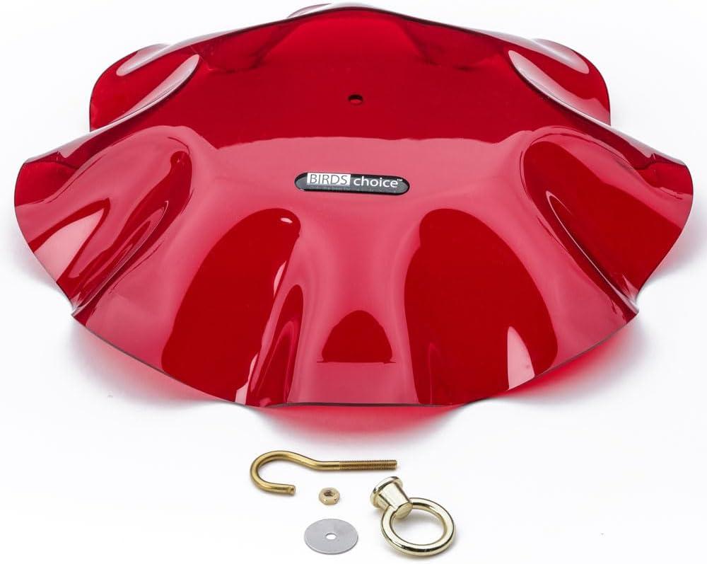 Birds Choice Birds Choice 13" Acrylic Bird Feeder Weatherguard, Yellow