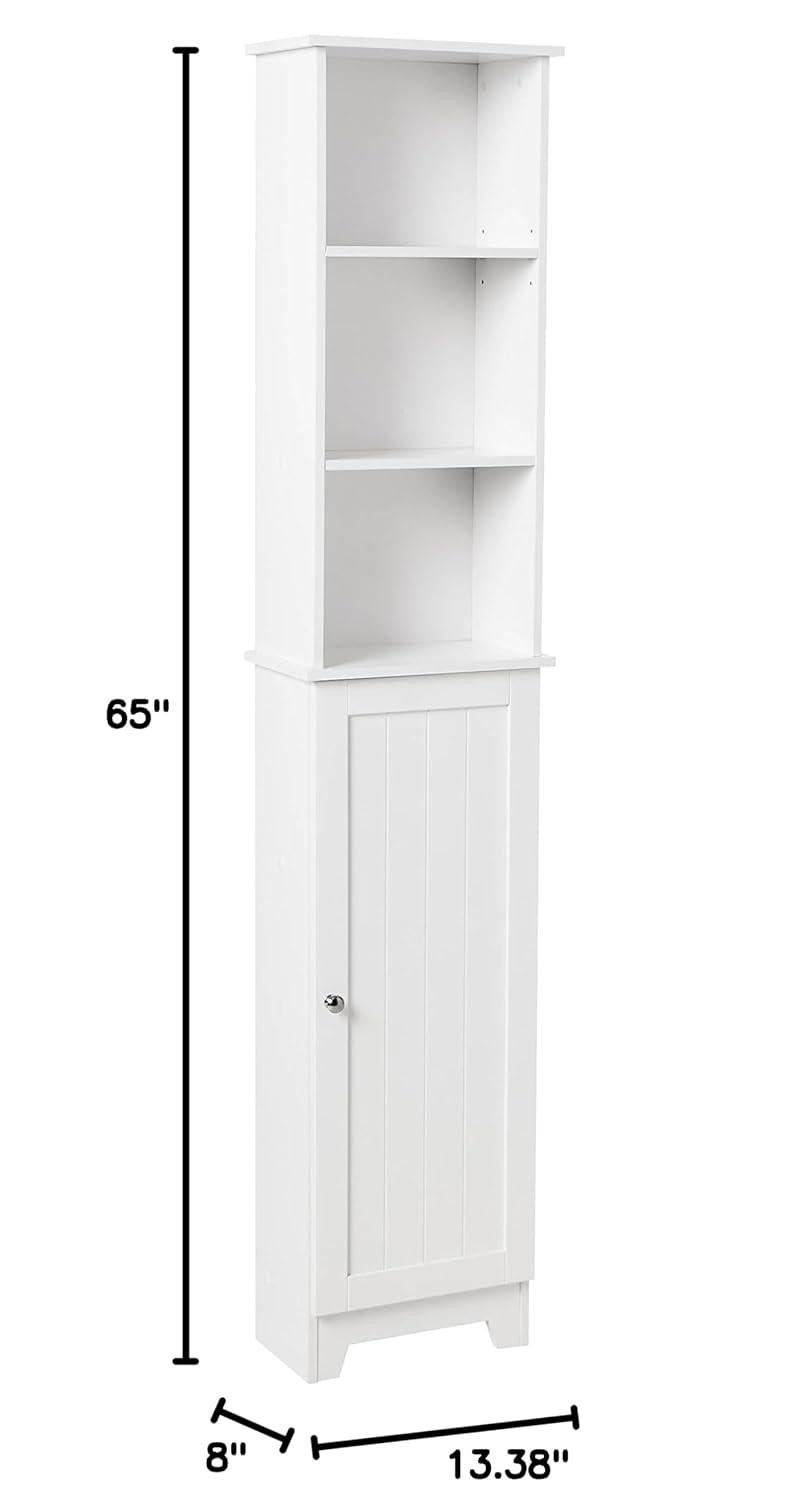 Contemporary Country Tall Floor Shelf