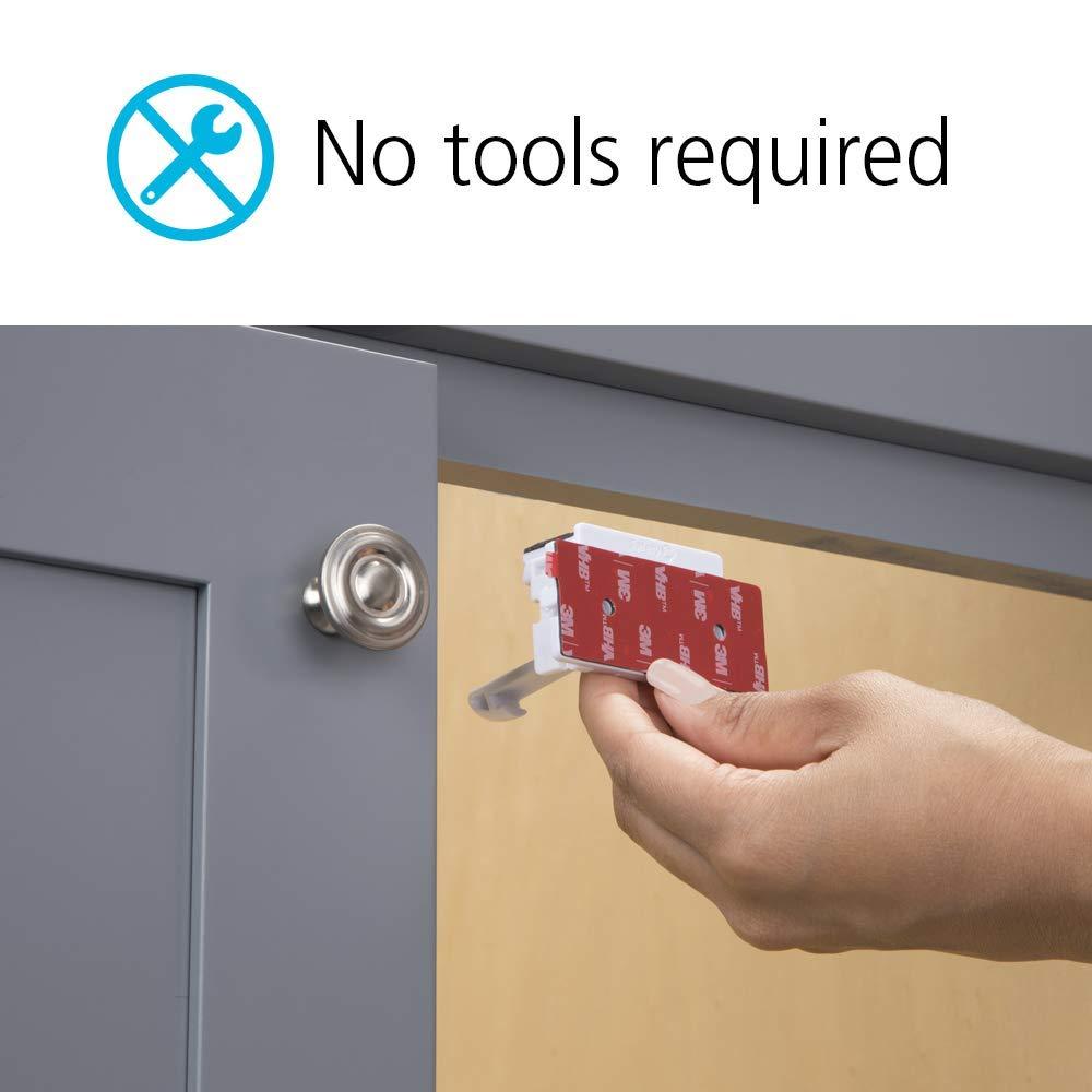 Safety 1st Adhesive Cabinet Latch For Childproofing - 8pk