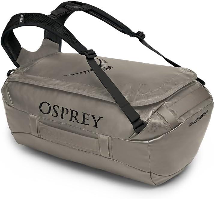Osprey Transporter 40L Travel Duffel Bag, Black
