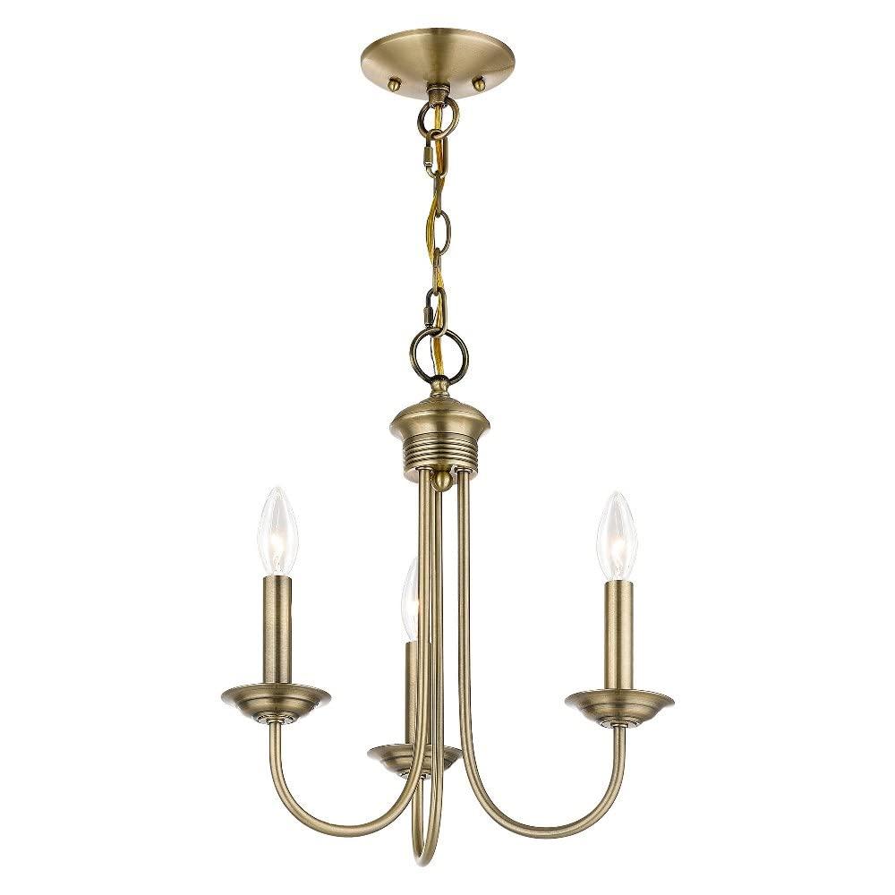 Livex Lighting Estate 3 - Light Chandelier in  Bronze