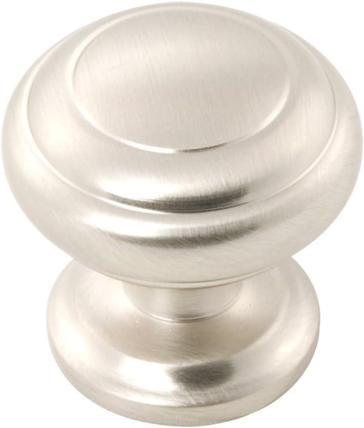 Stainless Steel Mushroom Cabinet Knob with Mounting Hardware