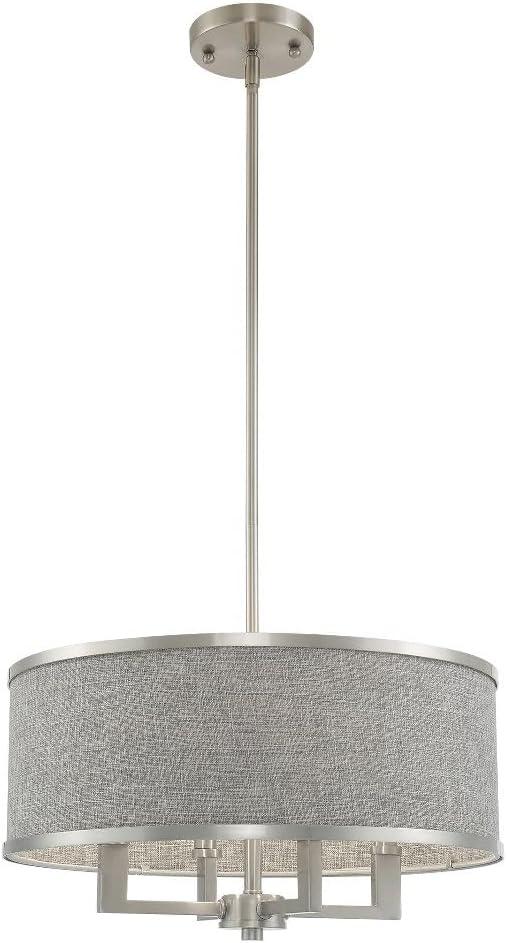 Livex Lighting Park Ridge 4 - Light Chandelier in  Brushed Nickel