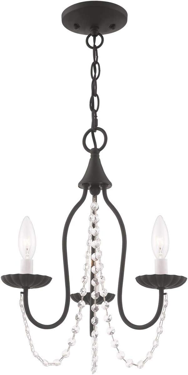 Livex Lighting Alessia 3 - Light Chandelier in  Black