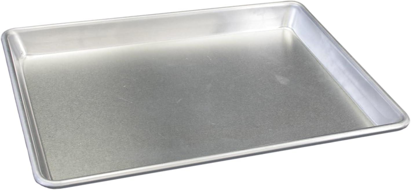 Silver 18" x 13" Half Size Aluminum Sheet Pan