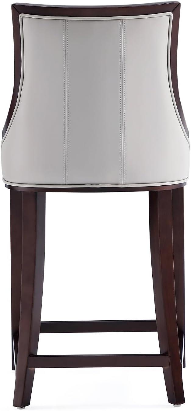 Fifth Avenue Faux Leather Counter Height Barstool - Manhattan Comfort