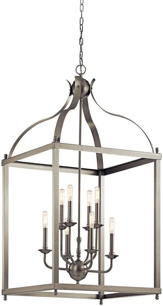 Larkin 47.75" 8 Light Pendant in Brushed Nickel