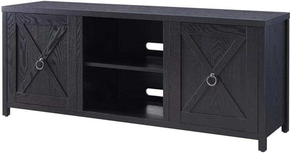 Evelyn&Zoe Granger Rectangular TV Stand for TV's up to 65", Black