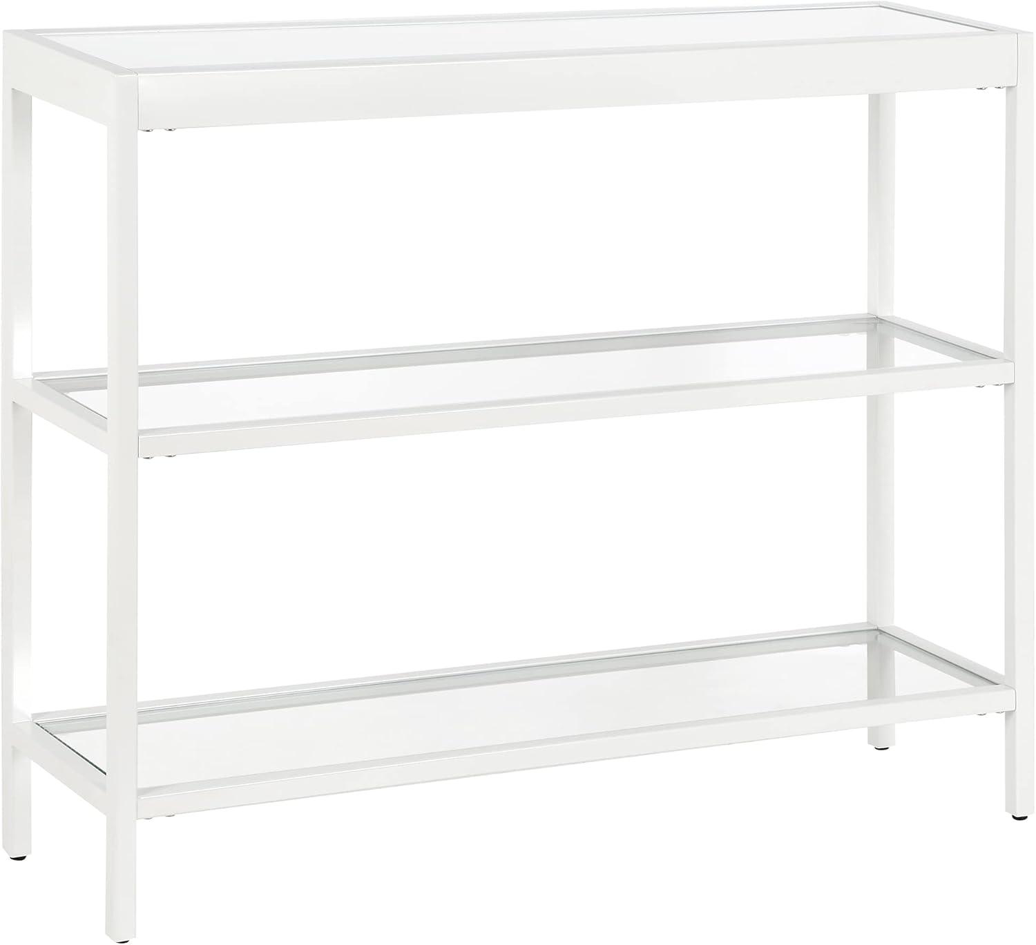 36" White Console Table - Henn&Hart