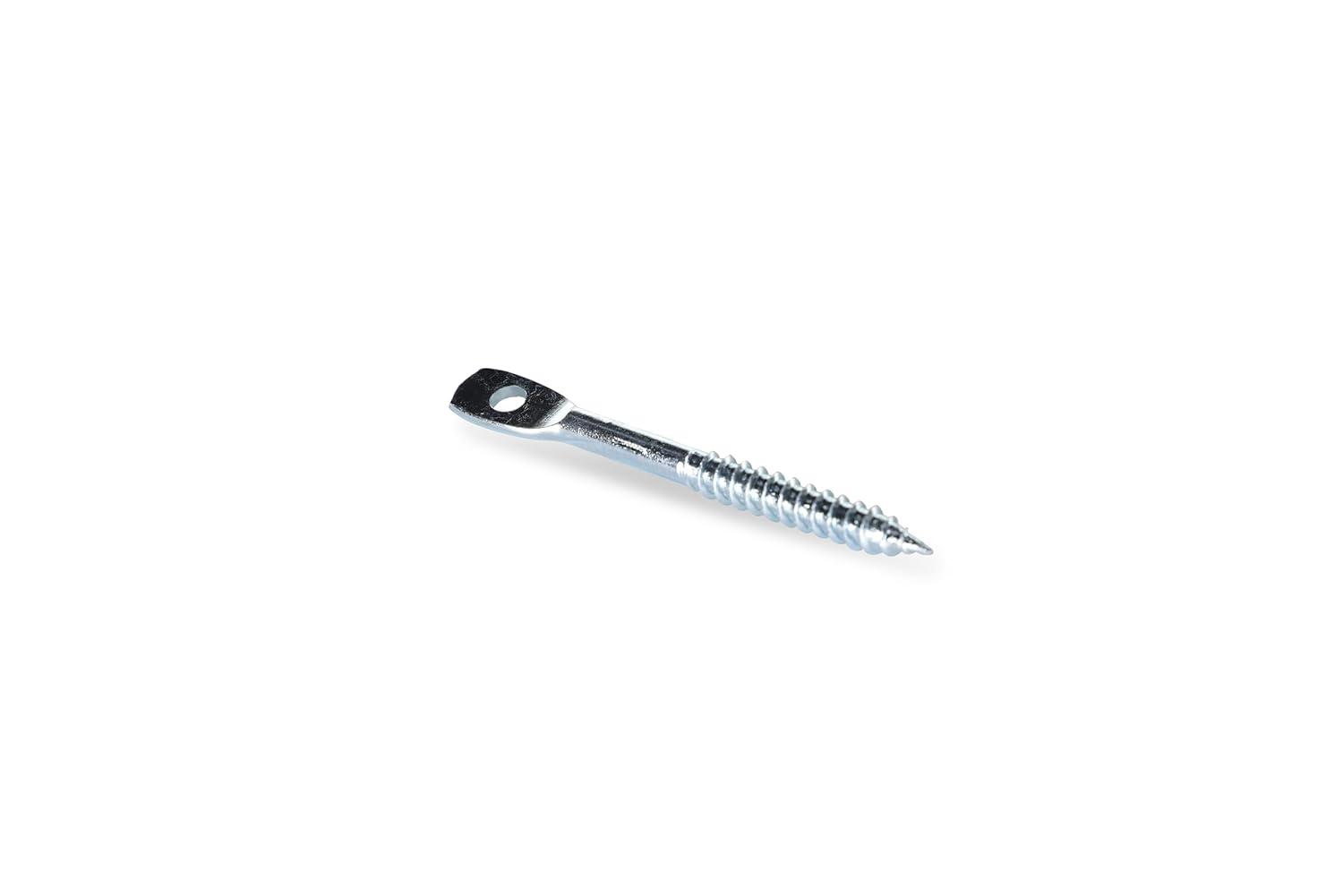 TOOLPRO 05015 Professional Eye Lag Screw, Carbon Steel, Zinc, 100 Pack