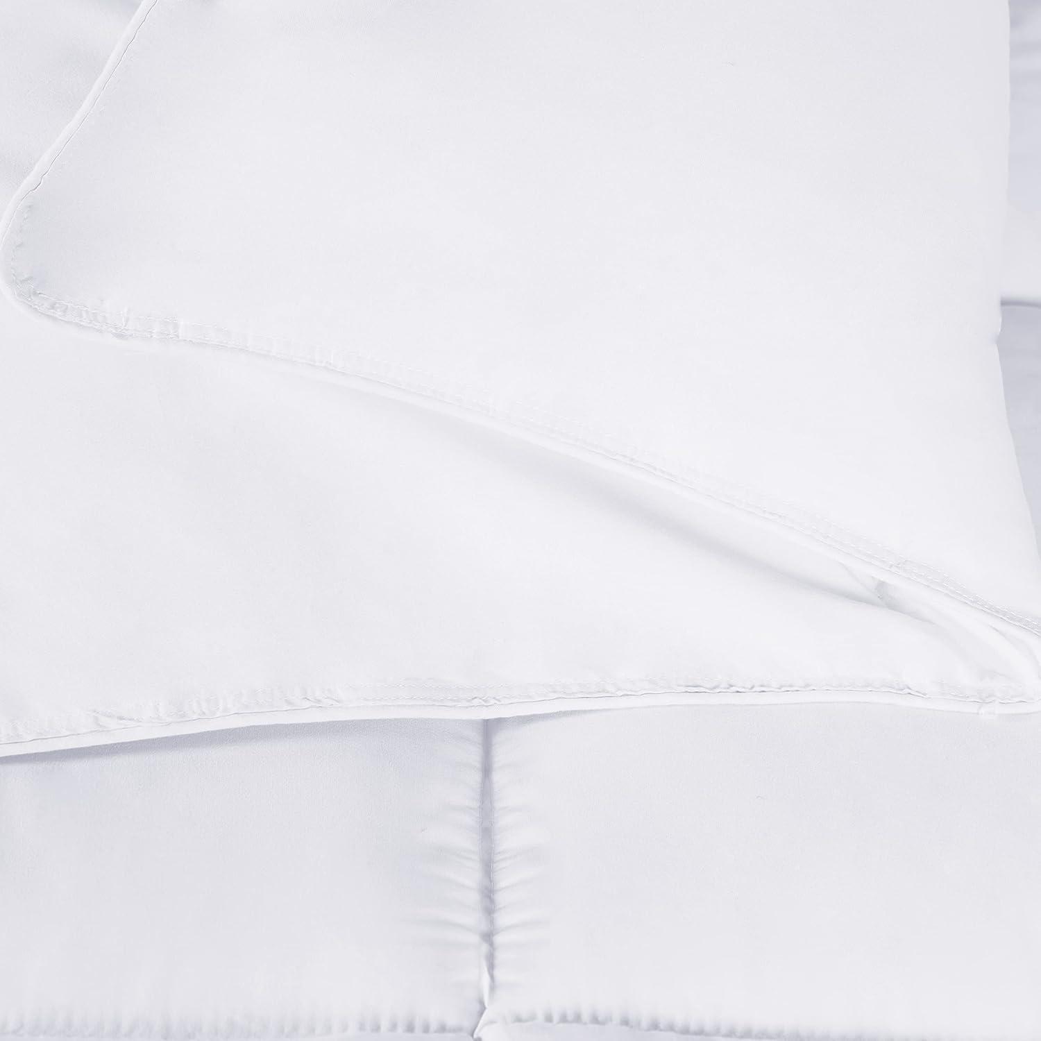 White Queen Brushed Microfiber Down Alternative Comforter