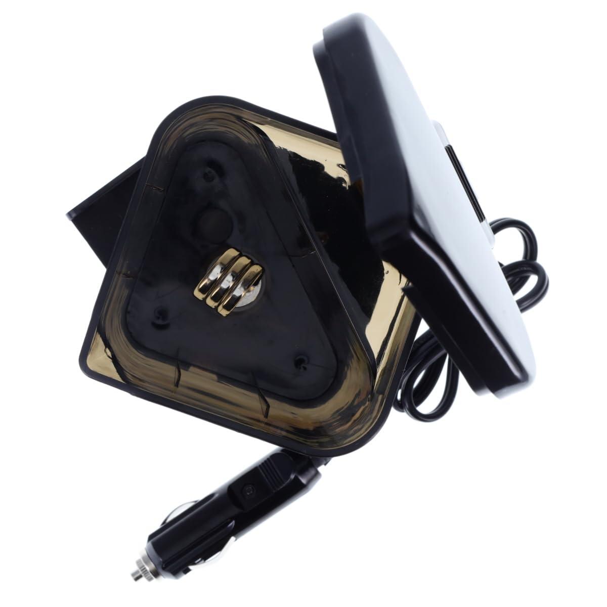 RoadPro 12V 13.5-Ounce Smart Pot II RP5027S - Electric Hot Pot Travel Kettle Tea Portable Water Boiler DC Electric Kettle for Car Truck Van - Clear