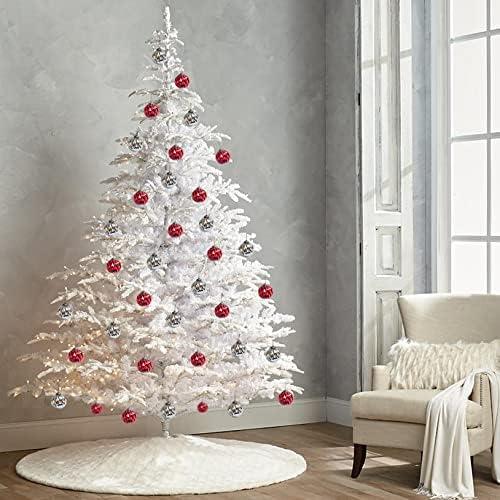 Set of 4 Gold Mercury Glass Ornaments (3.15" Classic Twist Ball) Perfect for Christmas Tree, Hanging Holiday Decoration, Gifts & Home Decor