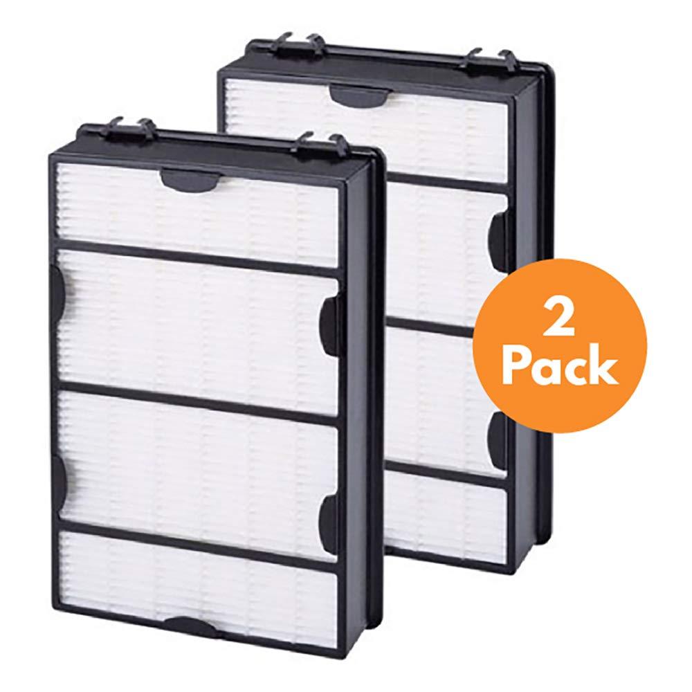Nispira True HEPA Air Filter Replacement Compatible with Holmes Air Purifier HAPF600 HAPF600D HAPF600D-U2 Filter B, 2 Packs