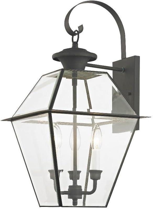 Livex Lighting Westover 3 - Light Wall Light in  Charcoal