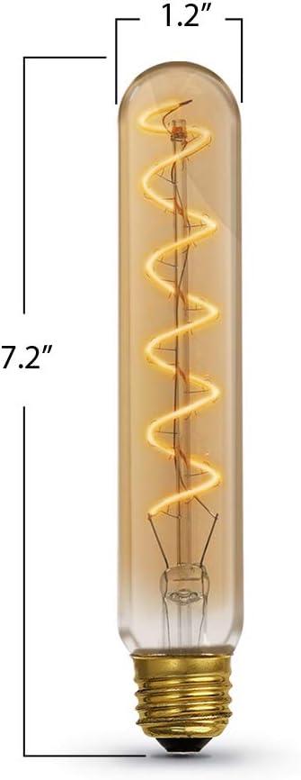 Feit Electric T10 E26 (Medium) LED Bulb Amber 40 Watt Equivalence 1 pk