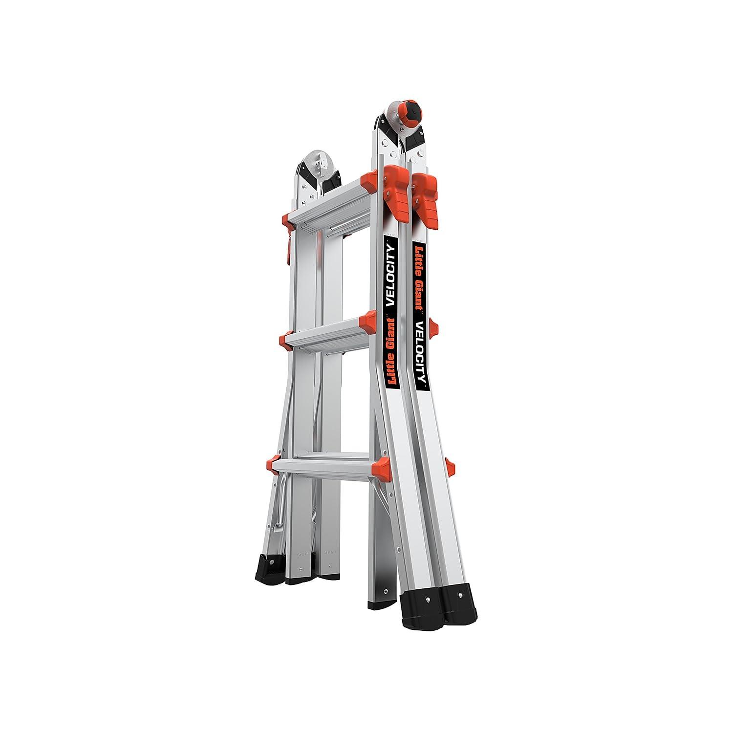 Little Giant Velocity, Model 13 - Type IA - 300 lbs rated, aluminum articulating ladder