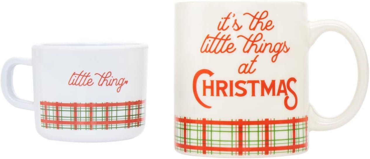 Godinger Silver Art Co Christmas Adult & Kid Mug Set