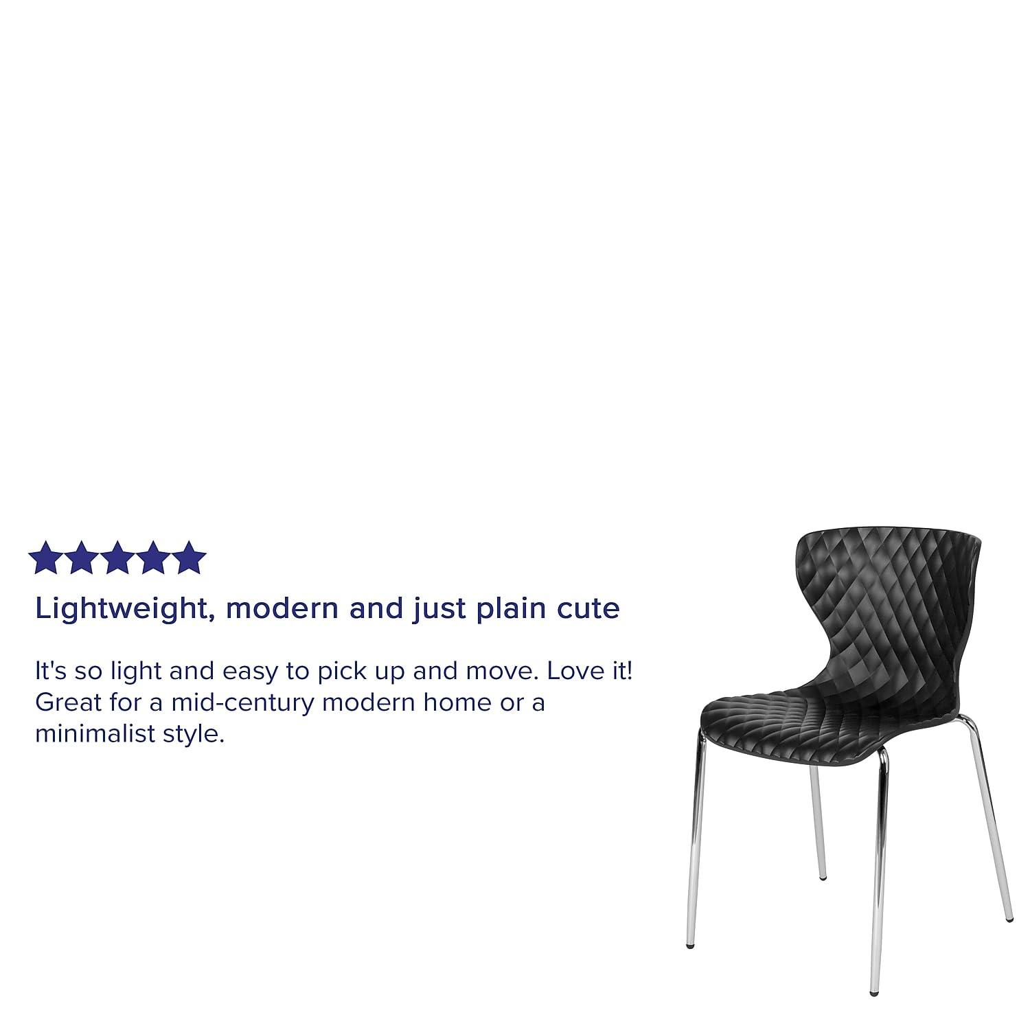 Flash Furniture Lowell Contemporary Plastic Stack Chair