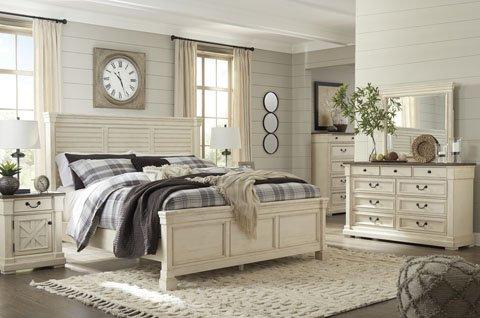 Bolanburg Dresser Antique White: 9-Drawer Storage, No Assembly - Signature Design by Ashley