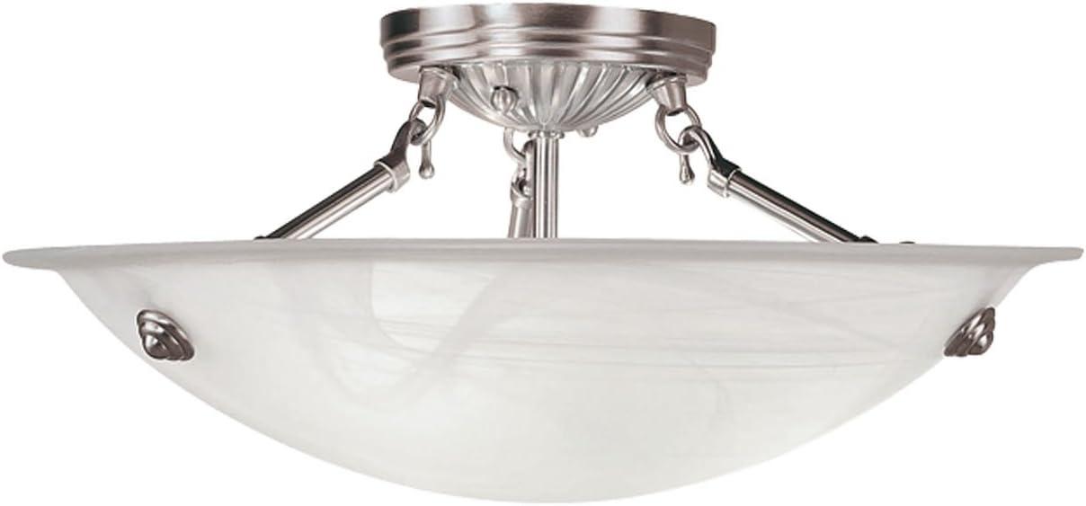 Livex Lighting - Oasis - 3 Light Flush Mount in Contemporary Style - 16 Inches