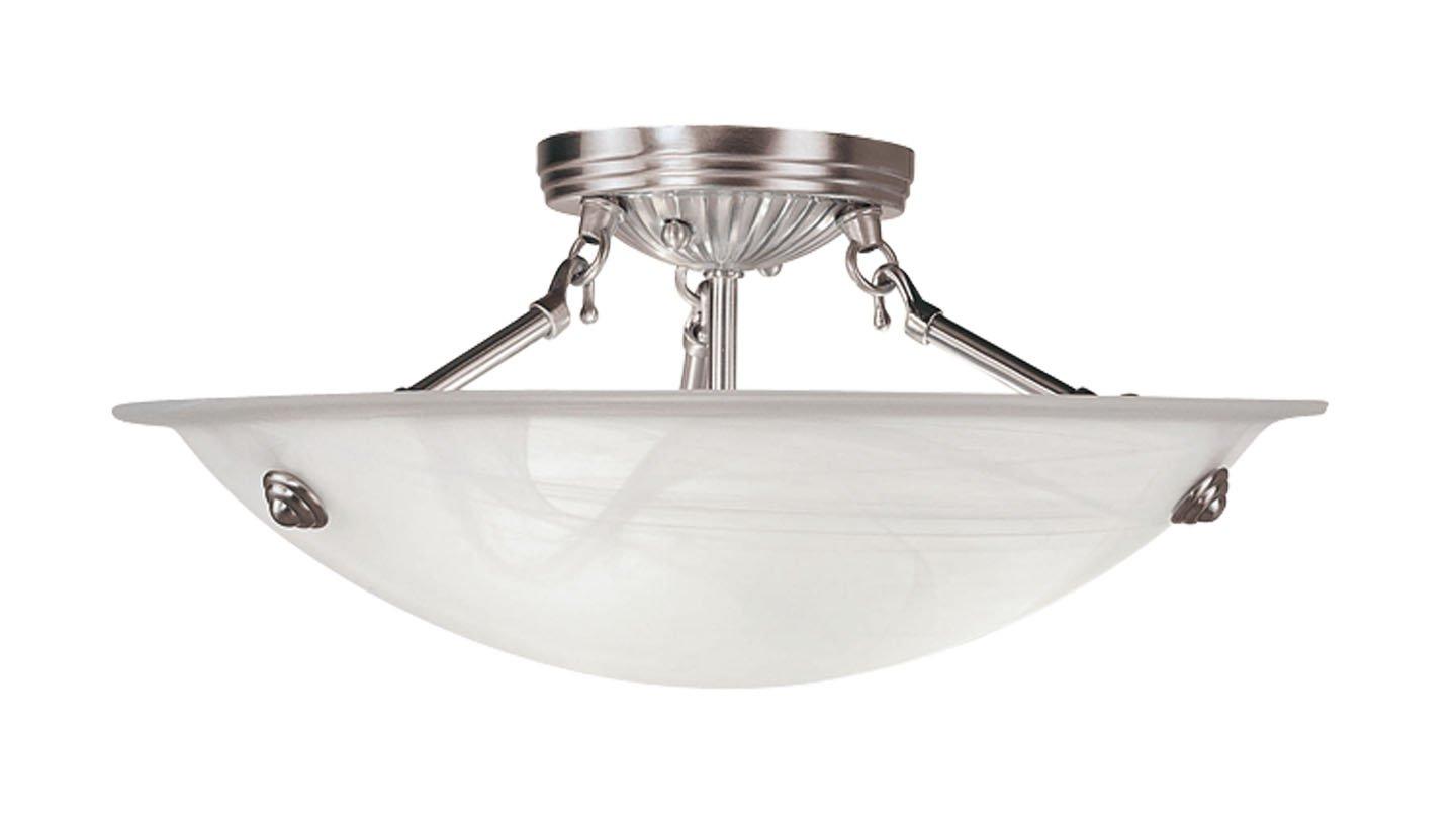 Livex Lighting - Oasis - 3 Light Flush Mount in Contemporary Style - 16 Inches