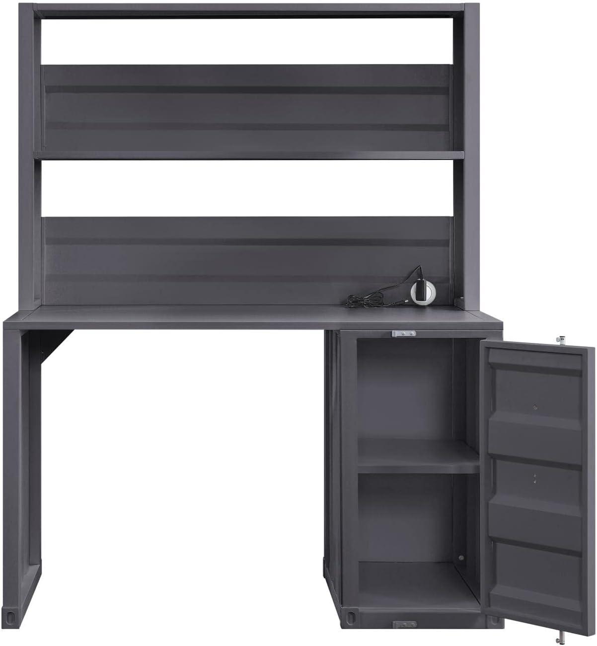 Cargo 47" Desks Gunmetal - Acme Furniture