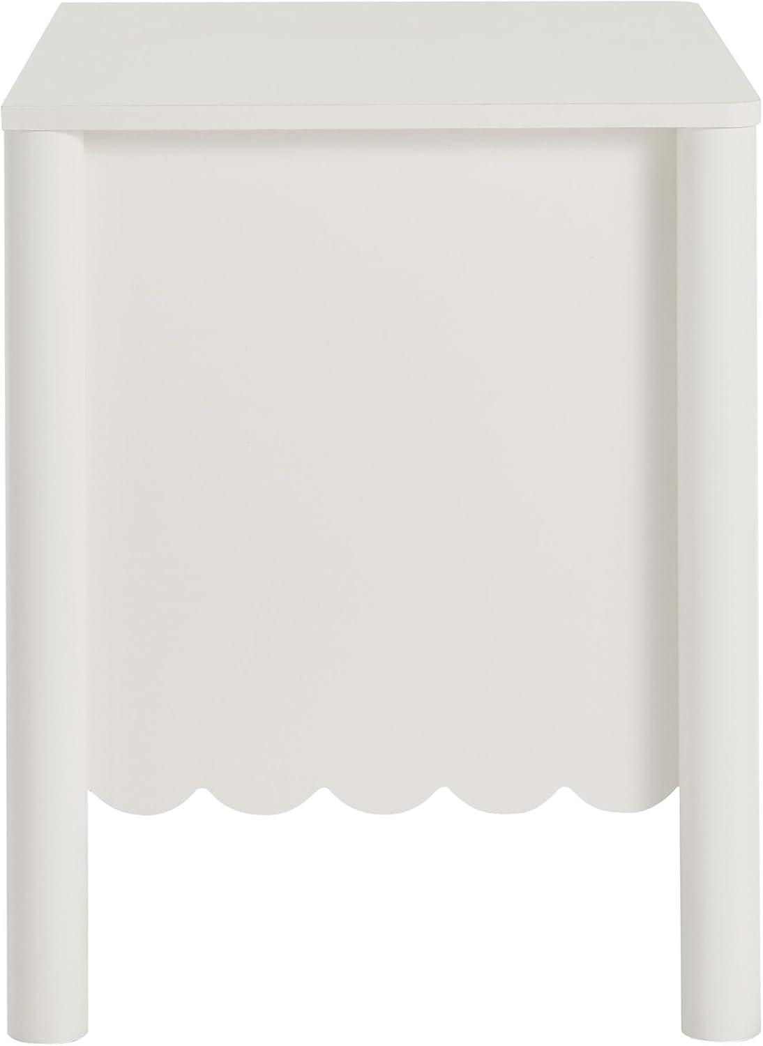 Modway Emmeline Scalloped 2-Drawer Nightstand