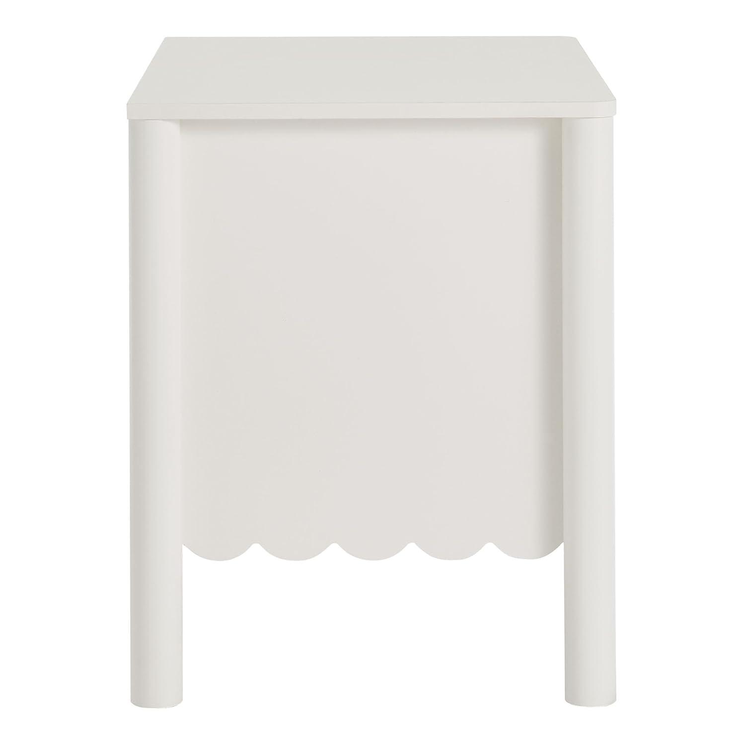 Modway Emmeline Scalloped 2-Drawer Nightstand