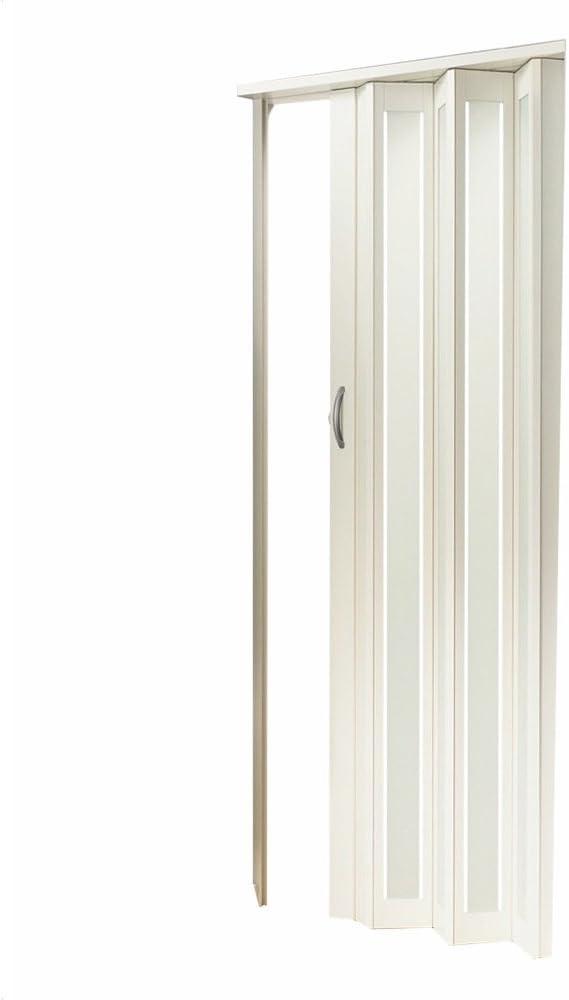 Homestyle  Metro Frosted Folding Doors - White Turquoise - 36 x 80 in.