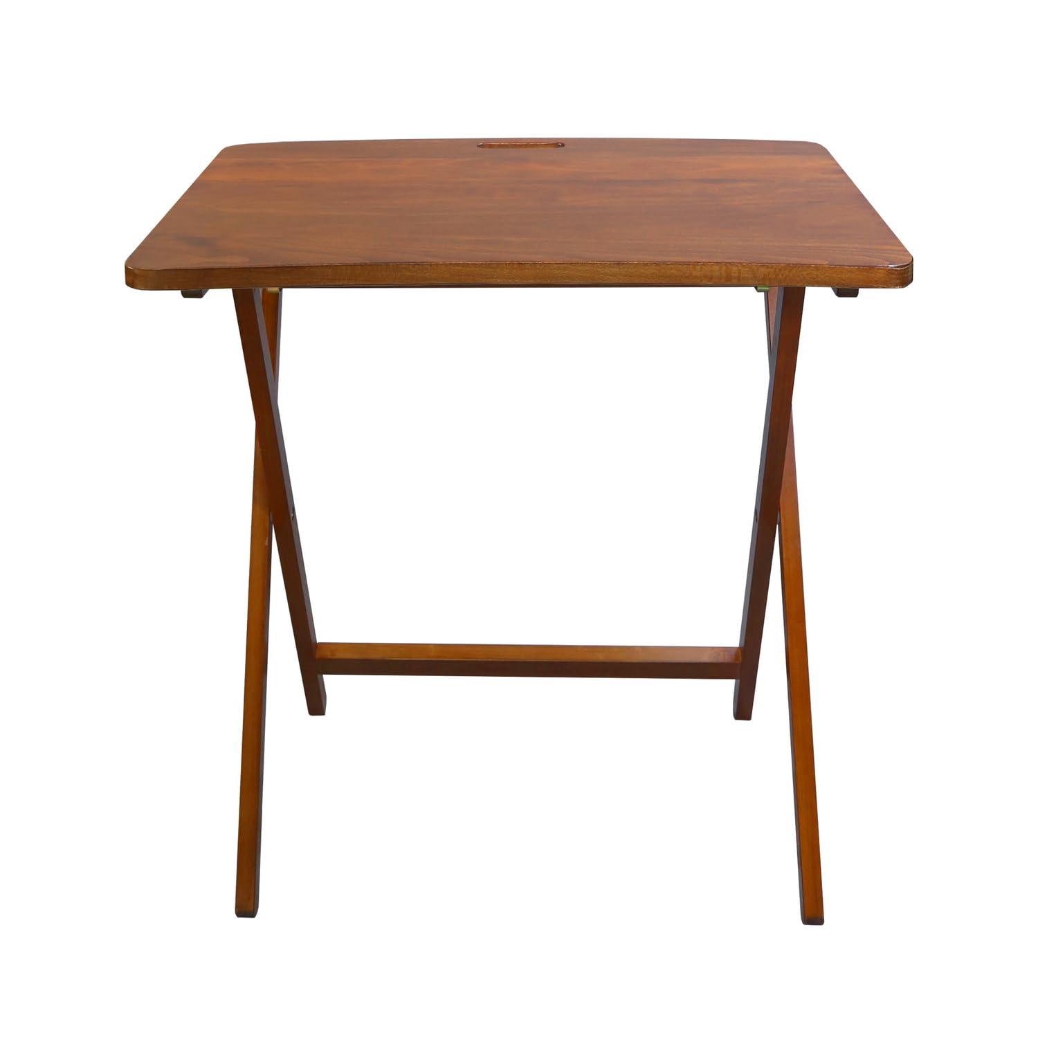 Arizona Folding Table with Solid American Gum - Sweet Oak