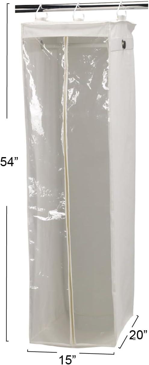 Household Essentials Hanging Closet Organizer, White