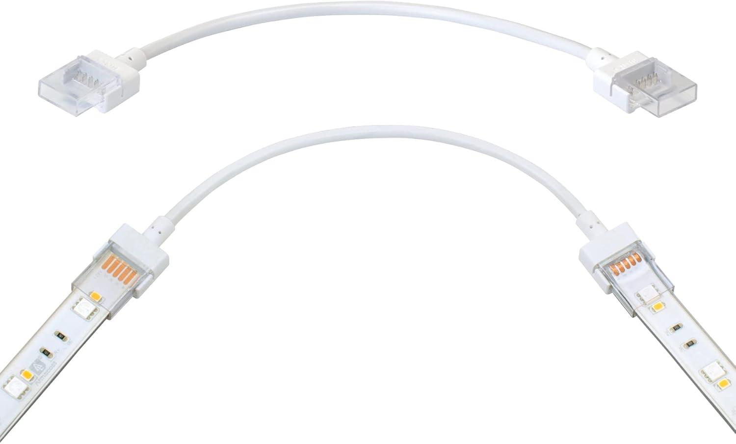 5 Pin RGB+W IP67 LED Strip Light 6 in Tape to Tape Connector, 2 Pack