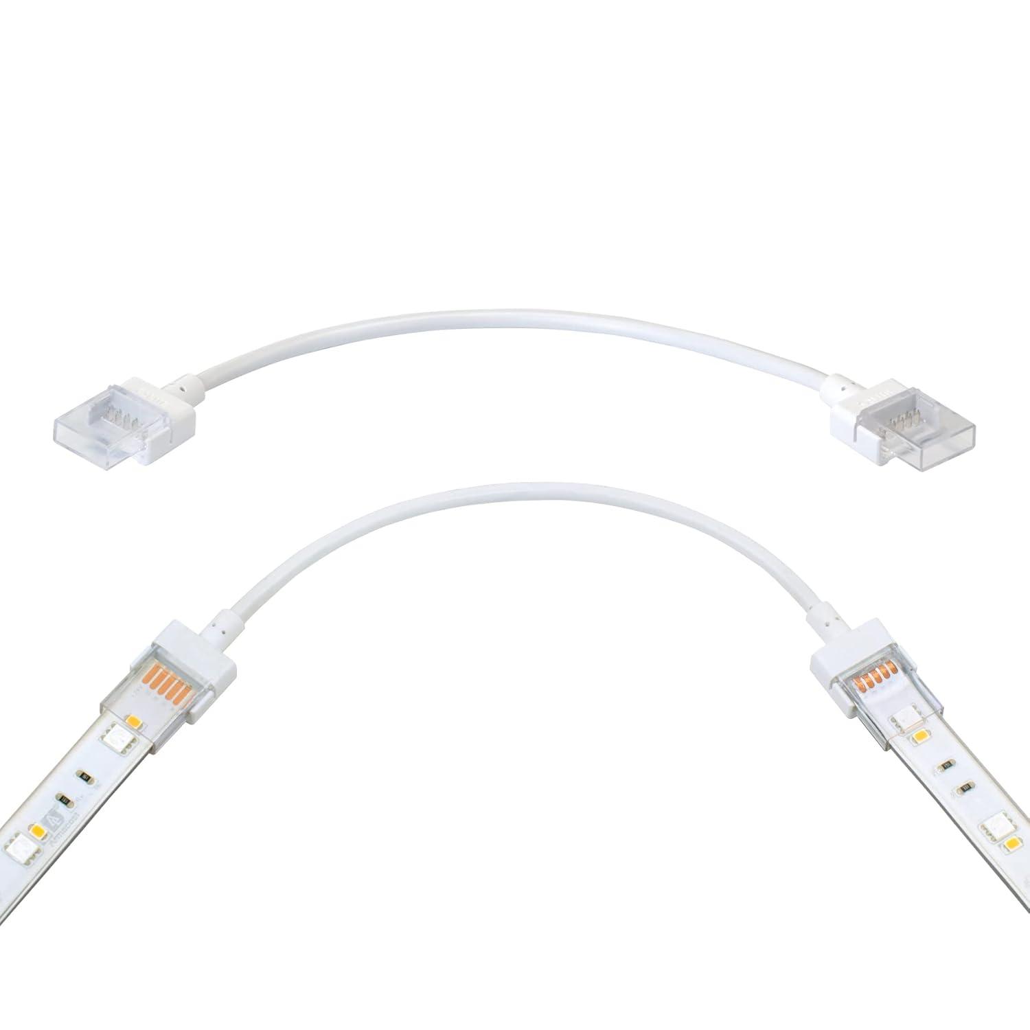 5 Pin RGB+W IP67 LED Strip Light 6 in Tape to Tape Connector, 2 Pack