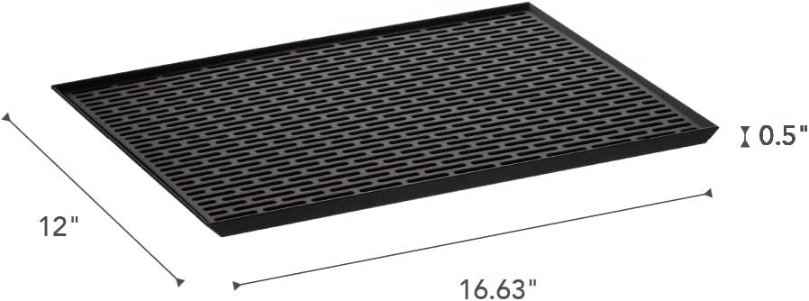 Yamazaki Home Yamazaki Home Sink-Side Draining Mat - Kitchen Dish Rack Tray Drainer, Plastic