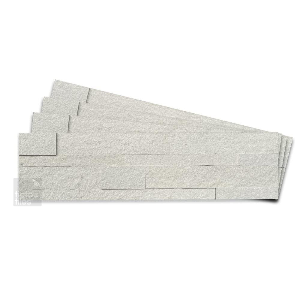 6" x 24" Natural Stone Peel & Stick Mosaic Tile