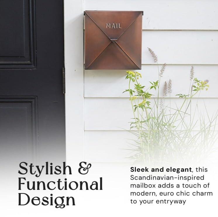 Rockford Aluminum Wall Mounted Mailbox