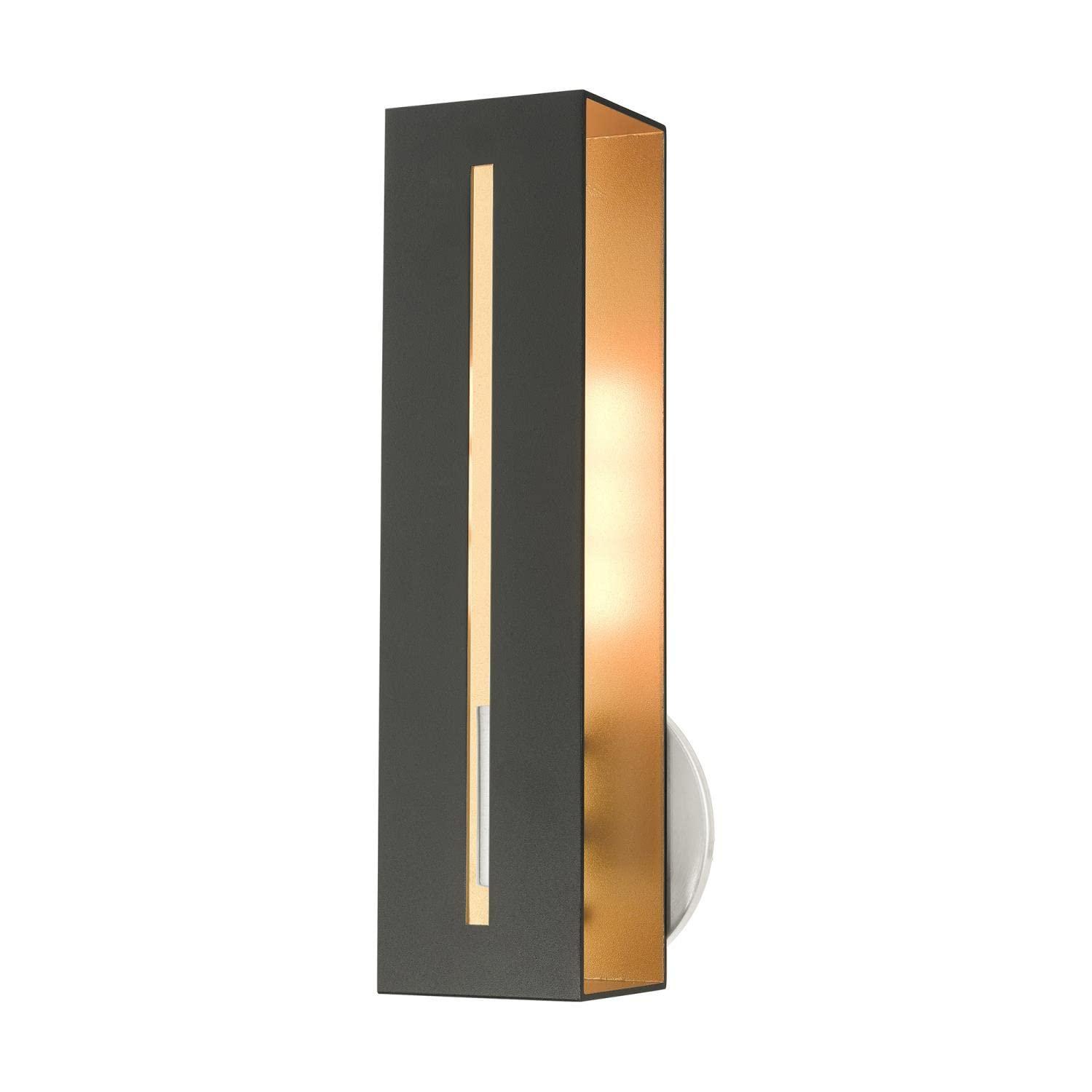 Livex Lighting Soma 1 - Light Wall Light in  Textured Black