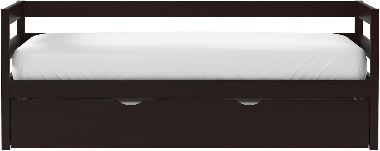 Twin Kids' Caspian Daybed with Trundle Chocolate - Hillsdale Furniture