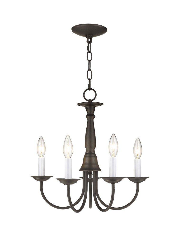 Livex Lighting Home Basics 5 - Light Chandelier in  Bronze