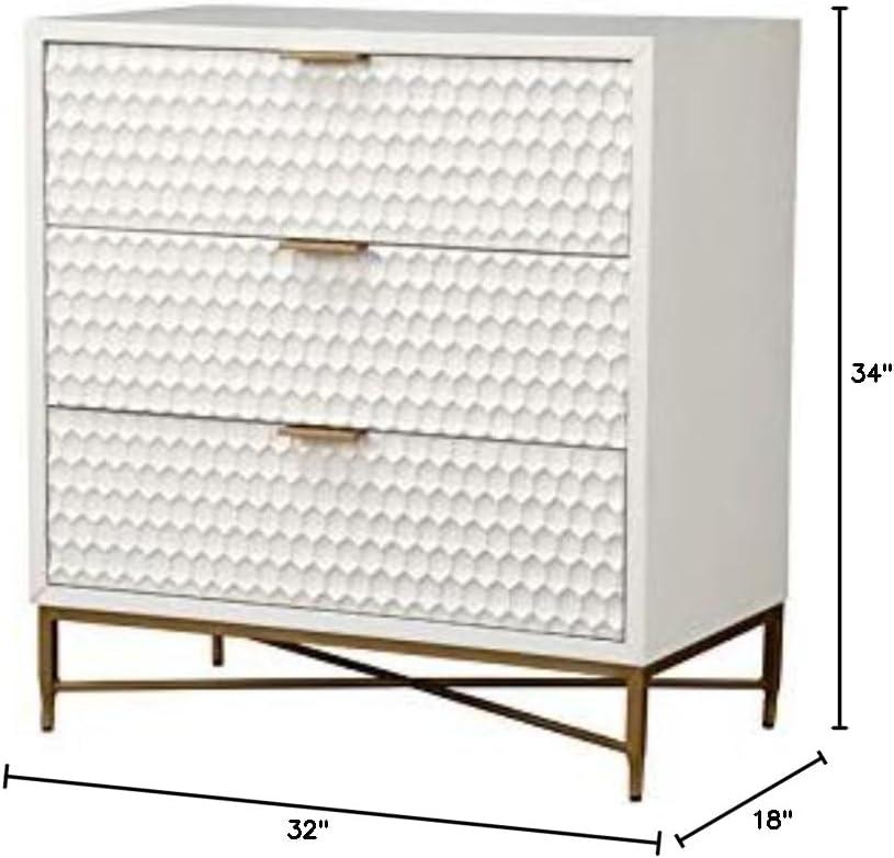 AllModern Capra 3 Drawer 32" W Chest & Reviews | AllModern