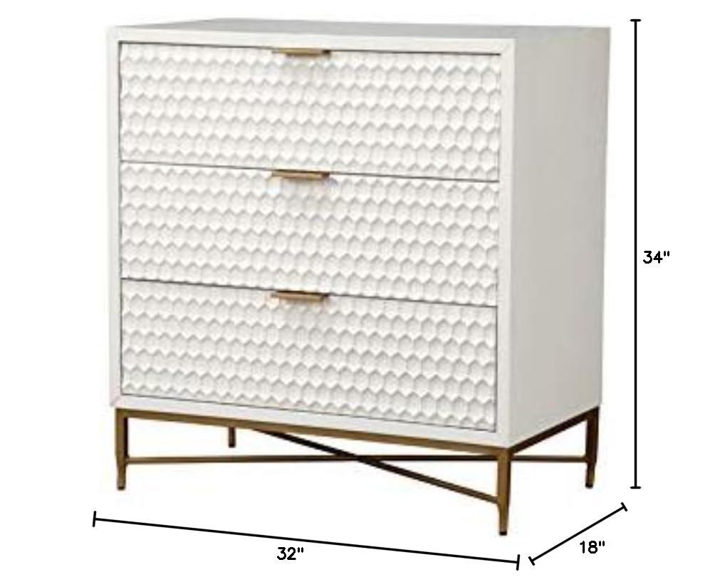 AllModern Capra 3 Drawer 32" W Chest & Reviews | AllModern
