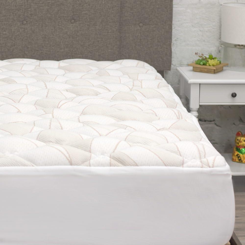 eLuxury Copper Woven Mattress Pad