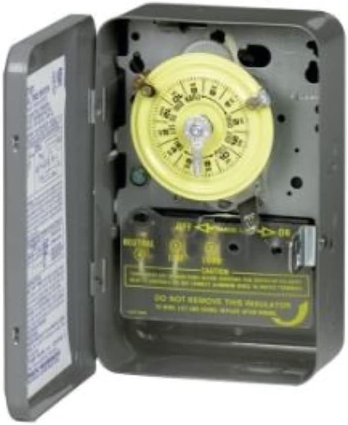 Intermatic T101 Indoor Time Switch Timer, 120 Volt, Gray