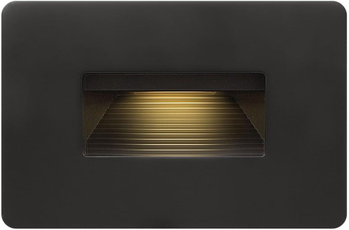 Hinkley Luna Satin Black Low Voltage Integrated LED Step Light