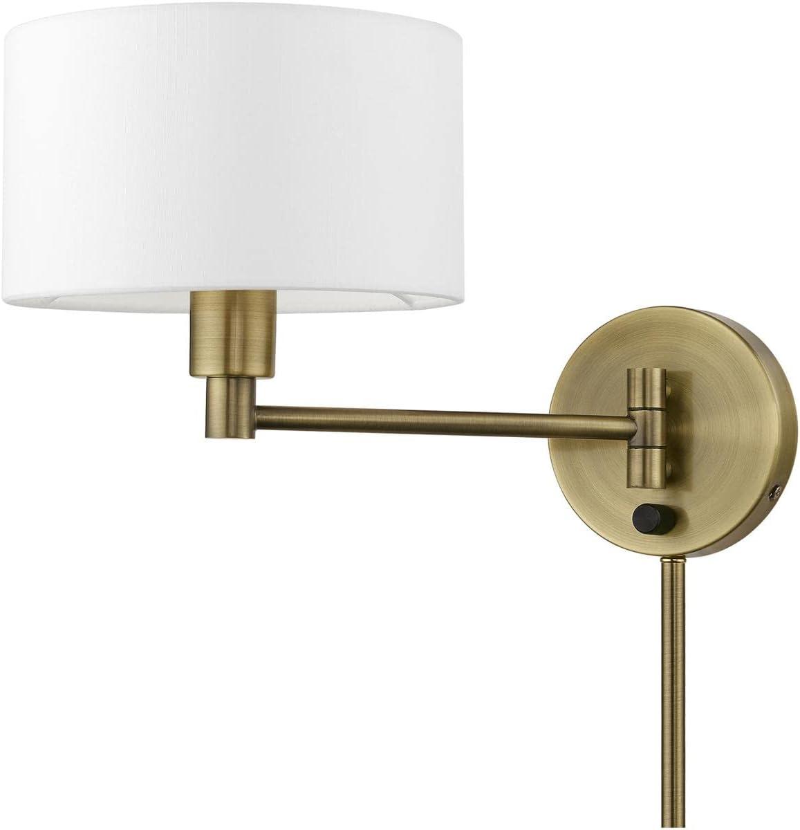 Livex Lighting 1 - Light Wall Light in  Antique Brass